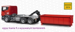 Bruder - 03522 Scania R z wysuwanym kontenerem