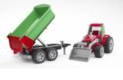Bruder 20116 Roadmax ciągnik-ładowarka z przyczepą