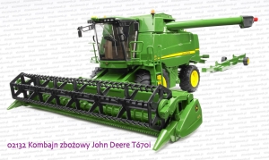 02132 Kombajn zbożowy John Deere T670i