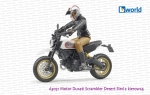 63051 BRUDER Motocykl Scrambler Ducati Desert Sled z kierowcą