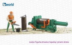 62650 BRUDER Łuparka + figurka drwala