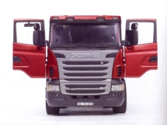 Bruder 03550 Scania R wywrotka z otworzonymi drzwiami