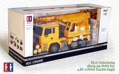 E516 Ciężarówka dźwig jak MAN R/C 4,8V 27MHz Double Eagle