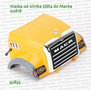 42825 BRUDER Maska od silnika żółta do Macka dźwigu 02818
