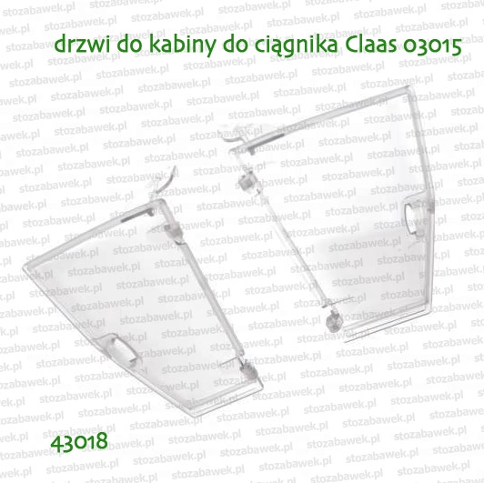 43018 BRUDER Drzwi do kabiny do ciągnika Claas 03015