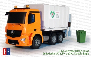 E560 Mercedes Benz Antos śmieciarka R/C 4,8V 2,4GHz Double Eagle