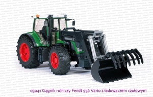 Bruder 03041 Ciągnik rolniczy Fendt 936 Vario z ładowaczem czołowym