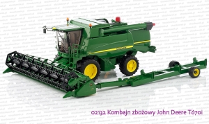 02132 Kombajn zbożowy John Deere T670i