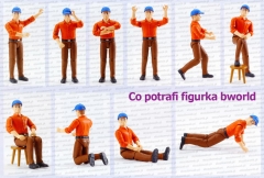 Przykład możliwości ruchowych figurki bworld