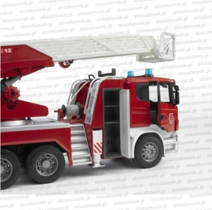 Bruder 03590 Scania R straż pożarna z pompą wodną - otwierane drzwi