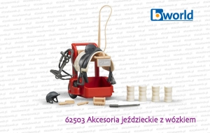 62503 BRUDER Akcesoria jeździeckie z wózkiem