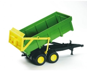 02210 BRUDER Przyczepa wywrotka rolnicza (zielona)