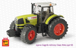 Bruder 03010 ciągnik rolniczy Claas Atles 