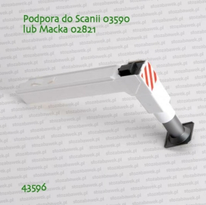 43596 BRUDER Podpora do straży pożarnej Scania 03590, 03591 lub Mack 02821