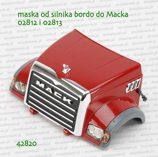 42820 BRUDER Maska od silnika bordo do Macka 02813 i 02812