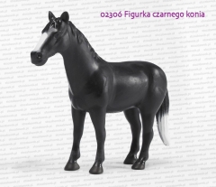 02306 BRUDER Figurka czarnego konia