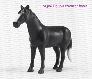 02306 BRUDER Figurka czarnego konia