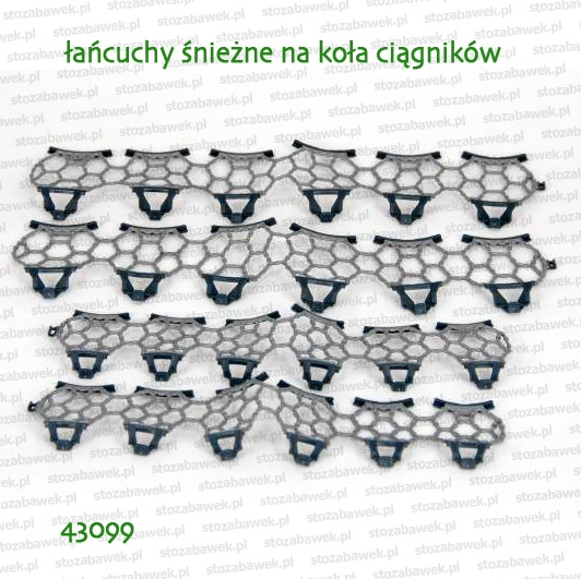 43099 BRUDER Łańcuchy śnieżne na koła ciągników serii 03000