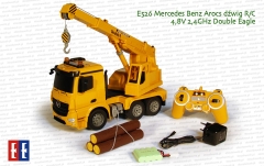 E526 Mercedes Benz Arocs dźwig R/C 4,8V 2,4GHz Double Eagle wraz z aparaturą