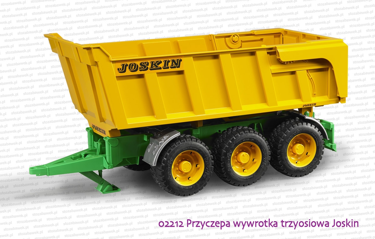 02212 BRUDER Przyczepa wywrotka trzyosiowa Joskin