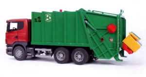 03561 Scania R śmieciarka zielona