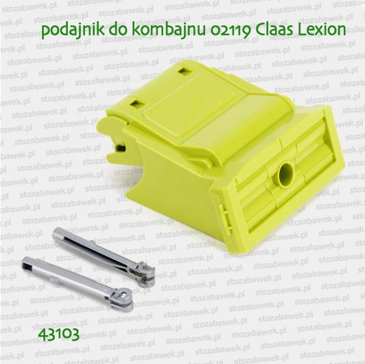 43103 BRUDER Przedni podajnik do kombajnu 02119 Claas Lexion