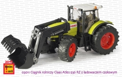 Bruder 03011 Ciągnik rolniczy Claas Atles 936 RZ z ładowaczem czołowym