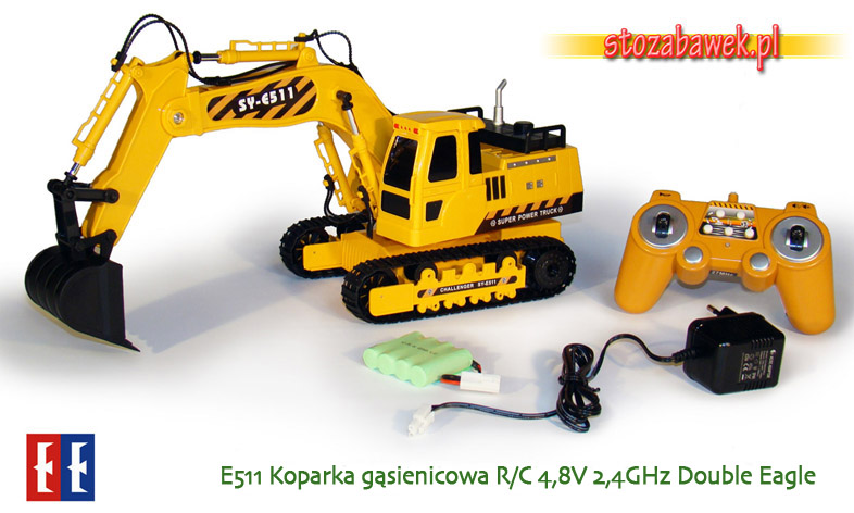 E511 Koparka gąsienicowa R/C 4,8V 2,4GHz Double Eagle