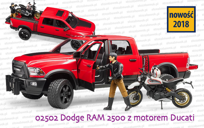 Bruder Nowość 2018 - Dodge RAM